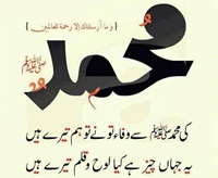 ki Muhammad salLahoalaihiwasallam say wafa tu nay to ham teray hain